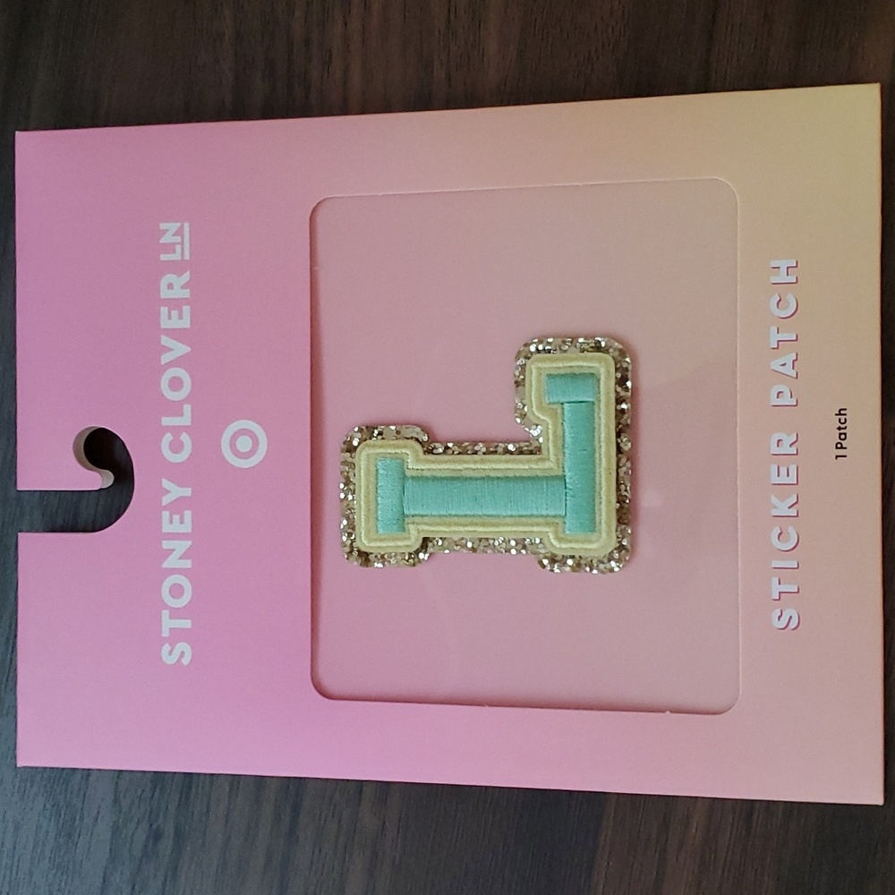 NWOT Stoney Clover Lane "L" Sticker Patch